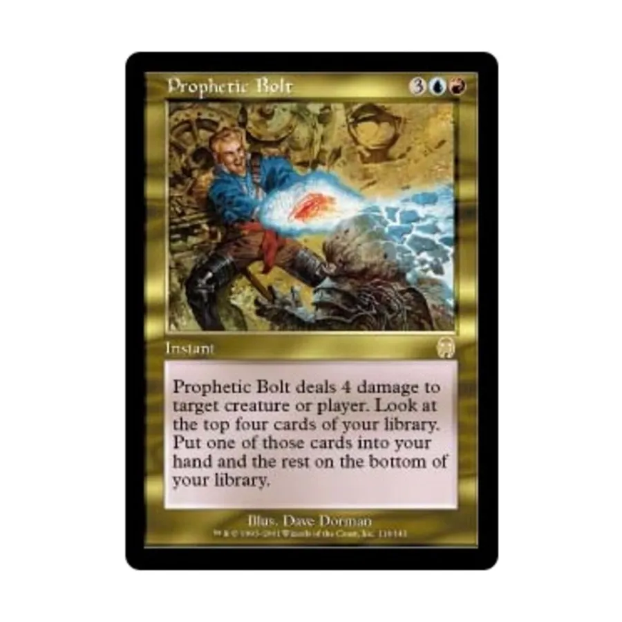 CCG Пророческий болт (клавиша R), MTG - Apocalypse
CCG Пророческий болт (клавиша R), MTG - Apocalypse