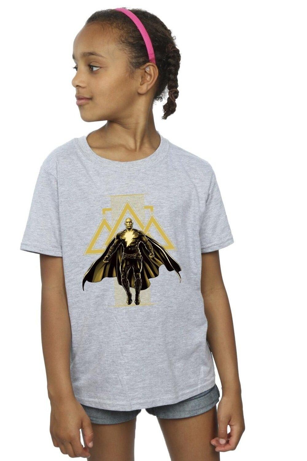 Черный - Хлопковая футболка с изображением золотых символов Adam Rising DC Comics, серый
Черный - Хлопковая футболка с изображением золотых символов Adam Rising DC Comics, серый