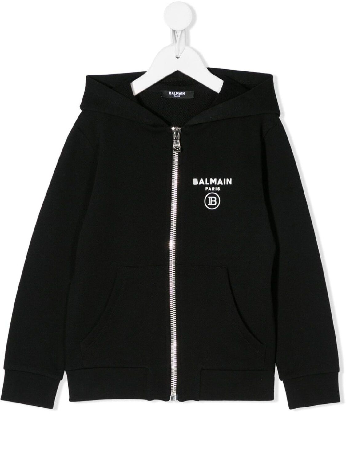 Balmain Kids худи на молнии с логотипом, черный
Balmain Kids худи на молнии с логотипом, черный
