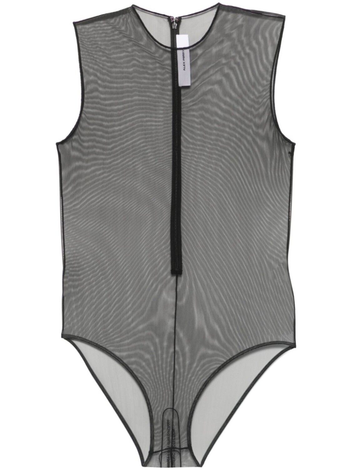 Боди из сетчатой ткани с круглым вырезом от Alex Perry, черный
Боди из сетчатой ткани с круглым вырезом от Alex Perry, черный