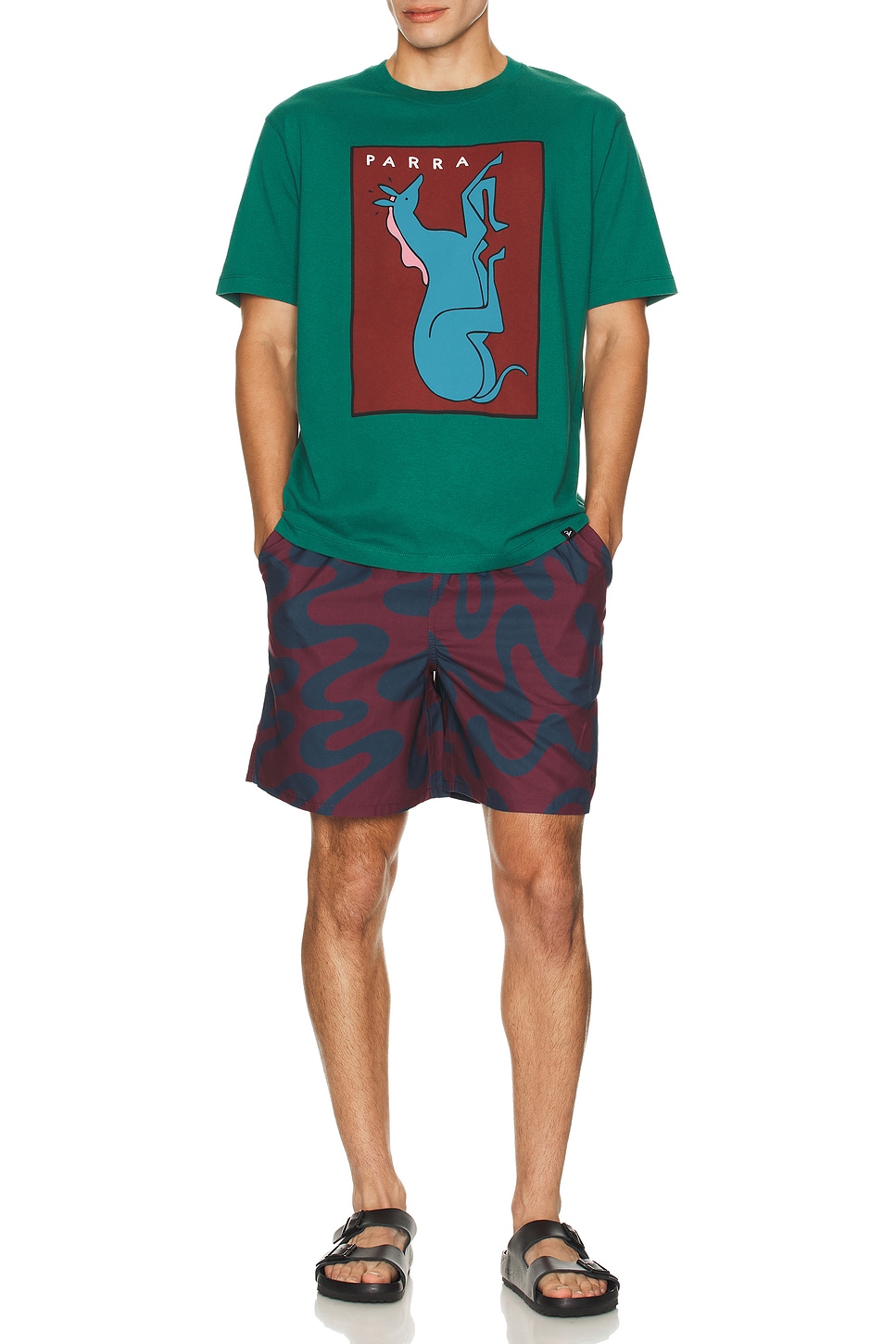 Футболка Vertical Horse By Parra, Green 
Футболка Vertical Horse By Parra, Green