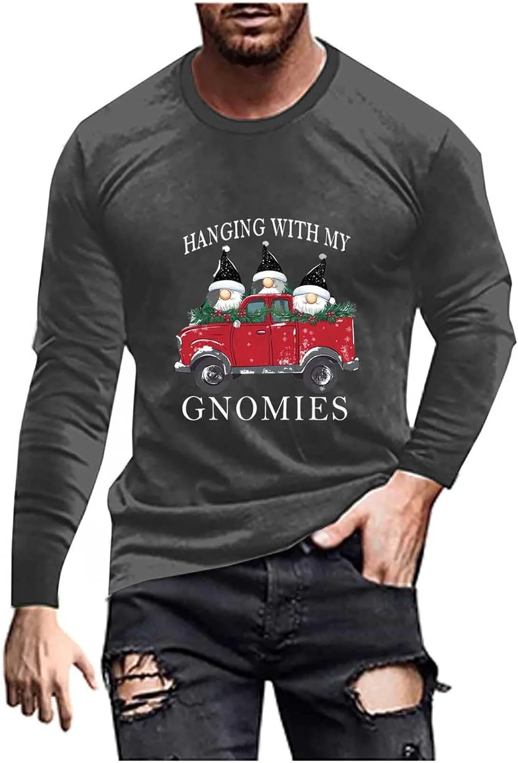 Мужской свитшот с принтом Ugly Christmas
Мужской свитшот с принтом Ugly Christmas