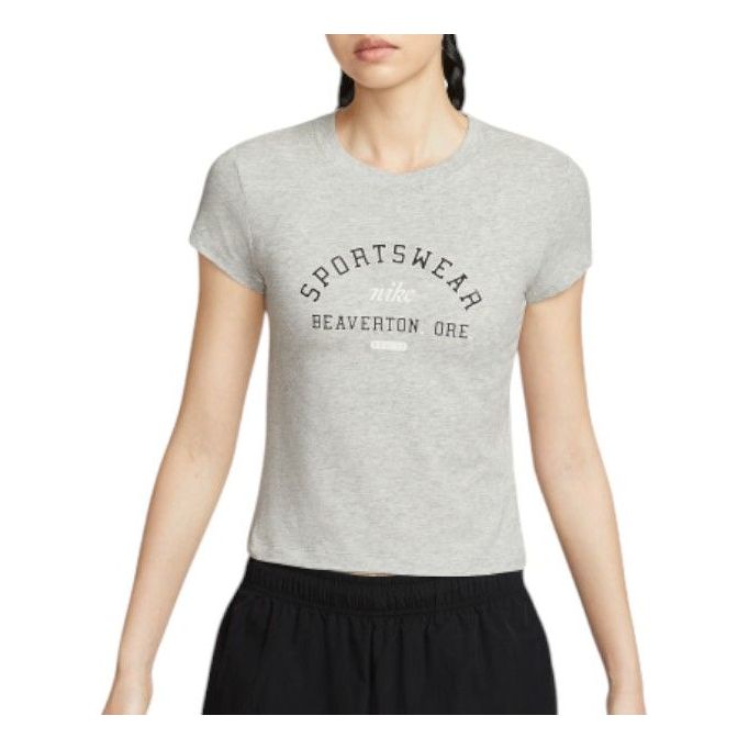 Футболка (WMNS) Nike Sportswear Phoenix Slim Short Sleeve T-Shirt 'Grey Heather'
Футболка (WMNS) Nike Sportswear Phoenix Slim Short Sleeve T-Shirt 'Grey Heather'