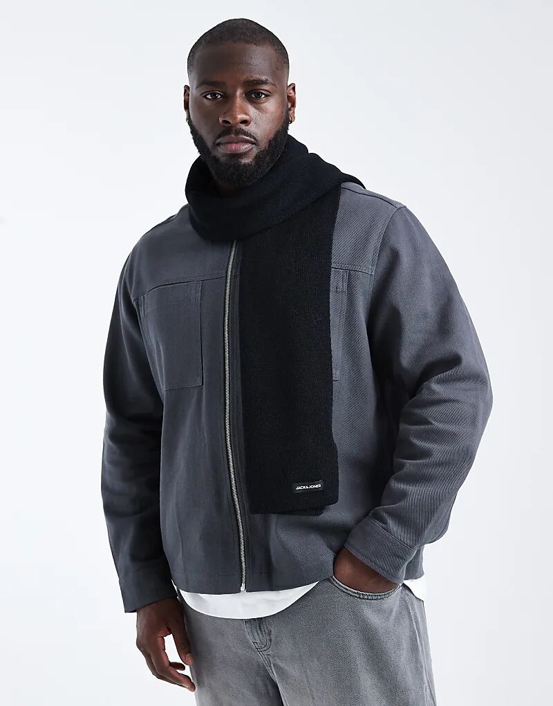 Шарф Jack & Jones черного цвета
Шарф Jack & Jones черного цвета