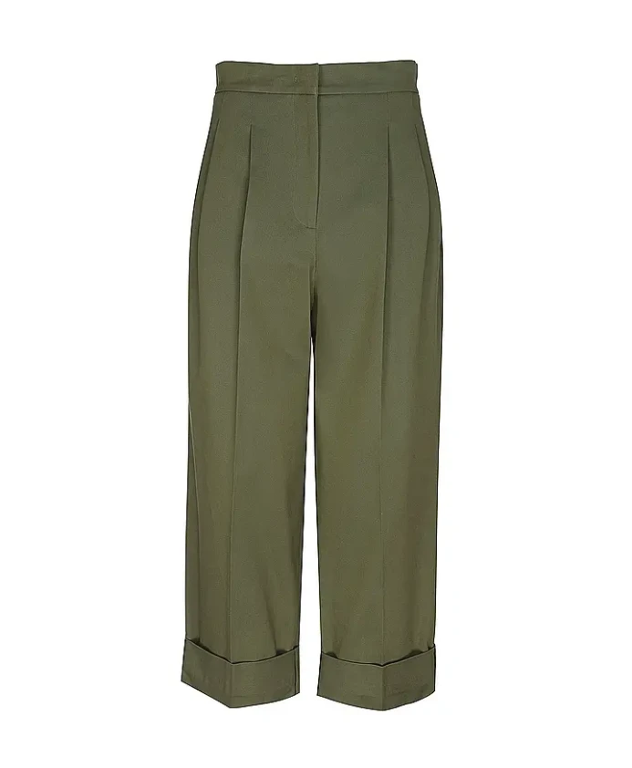 Укороченные брюки Weekend Max Mara, зеленый
Укороченные брюки Weekend Max Mara, зеленый