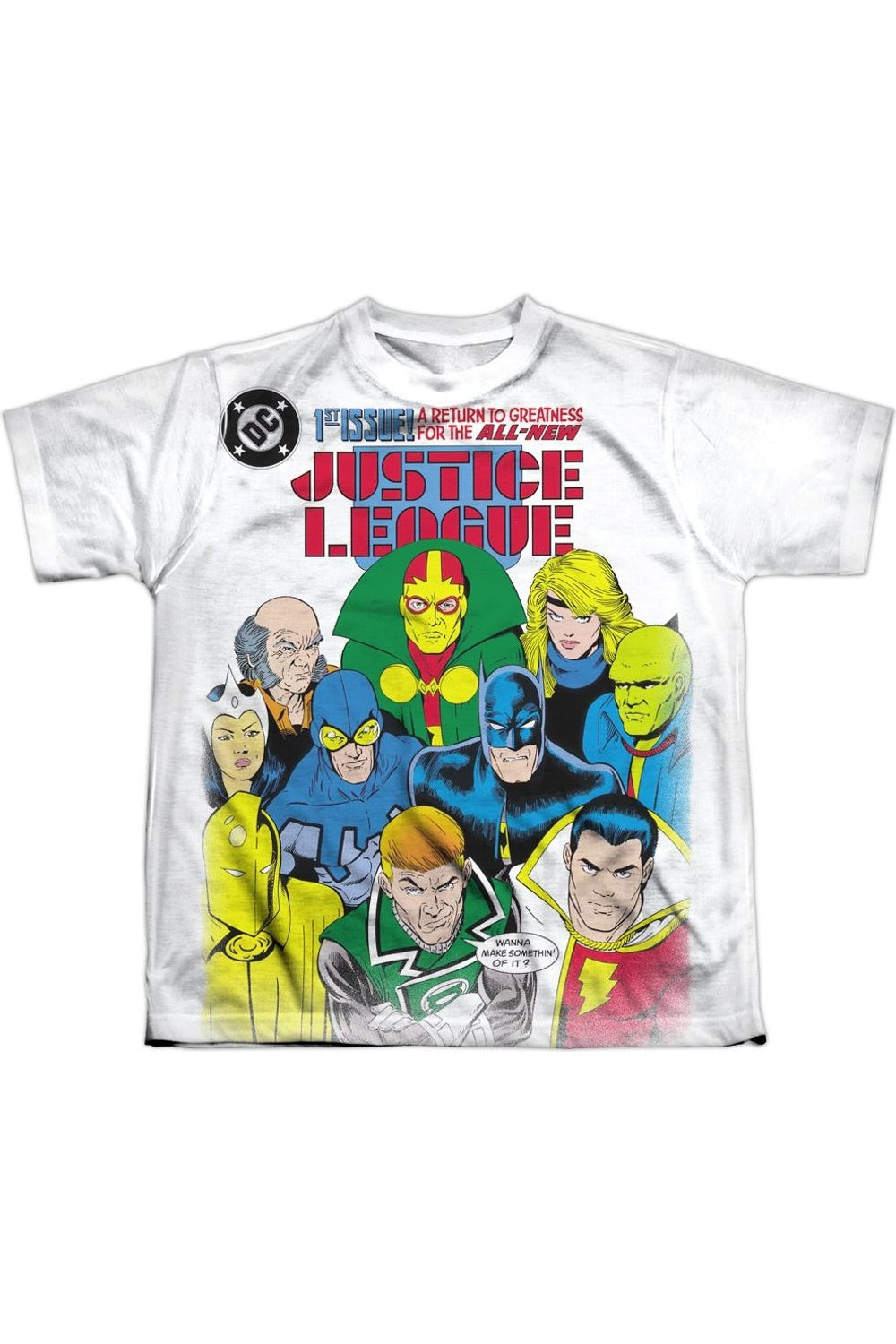 Футболка с коротким рукавом для детей "Лига справедливости Америки: Возвращение к величию" Gildan, белый
Футболка с коротким рукавом для детей "Лига справедливости Америки: Возвращение к величию" Gildan, белый