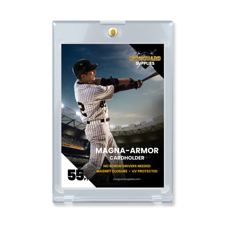 Дисплей держателя магнитной карты с одним касанием, 55 точек (25), Card Sleeves & Protection (Ironguard Supplies)
Дисплей держателя магнитной карты с одним касанием, 55 точек (25), Card Sleeves & Protection (Ironguard Supplies)