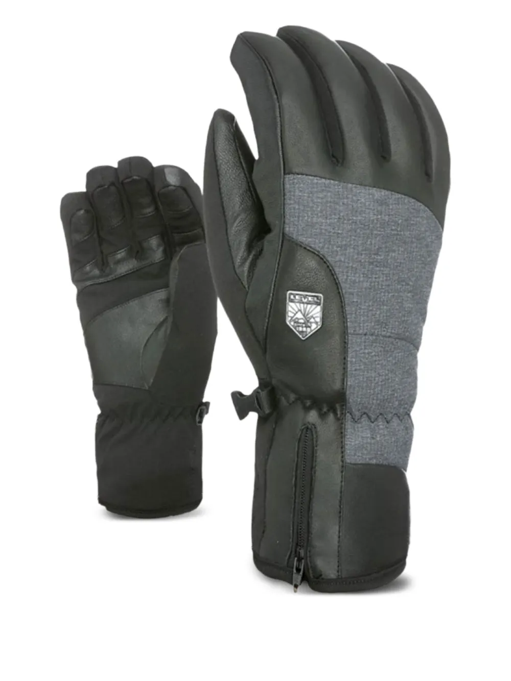 Перчатки со вставками Level, черный
Перчатки со вставками Level, черный