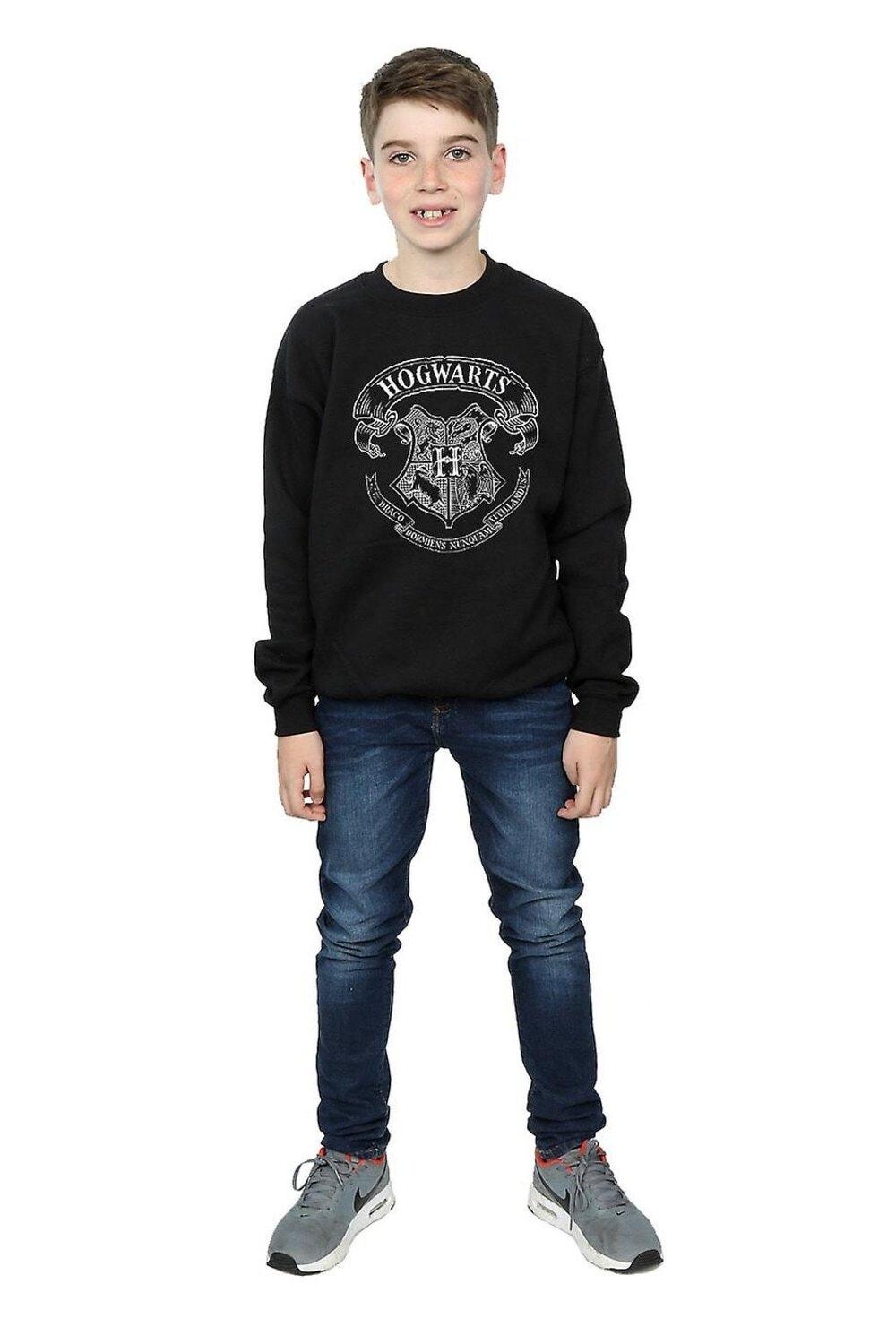 Толстовка с гербом Хогвартса Harry Potter, черный 
Толстовка с гербом Хогвартса Harry Potter, черный