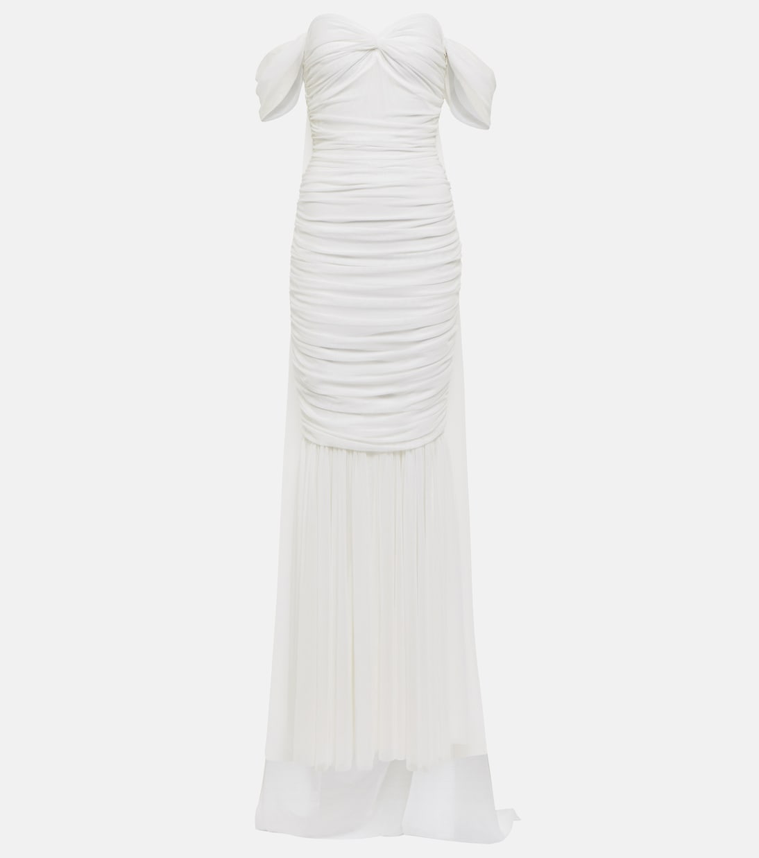 Платье Walter с открытыми плечами Norma Kamali, Snow White
Платье Walter с открытыми плечами Norma Kamali, Snow White