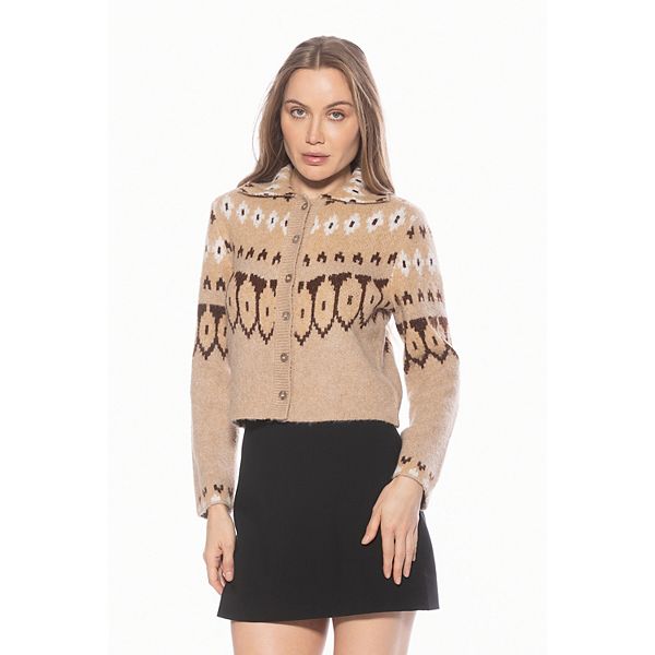 Женский кардиган с воротником и длинными рукавами Alexia Admor, Beige Multi
Женский кардиган с воротником и длинными рукавами Alexia Admor, Beige Multi