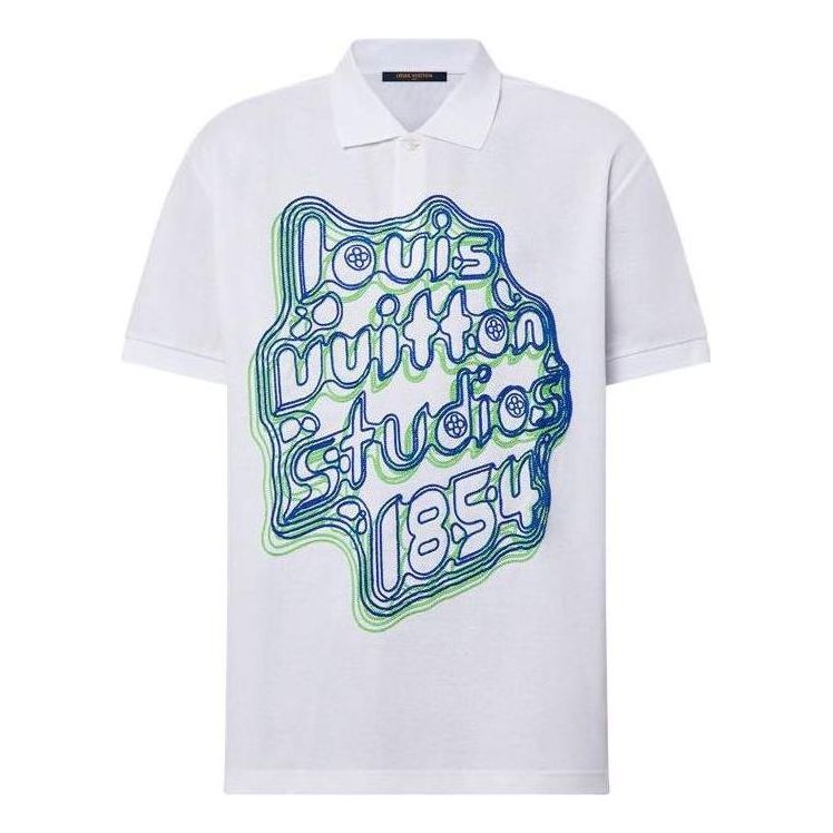 Поло LOUIS VUITTON Embroidered Cotton Pique Polo Shirt 'White'
Поло LOUIS VUITTON Embroidered Cotton Pique Polo Shirt 'White'