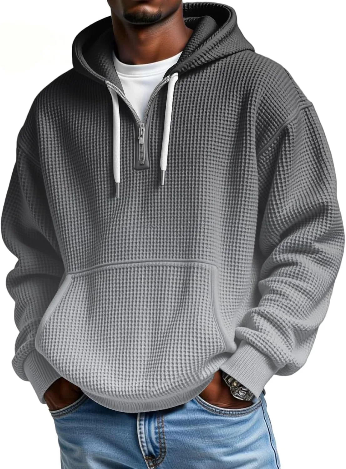 Мужской худи оверсайз с принтом UJAKEL
Мужской худи оверсайз с принтом UJAKEL