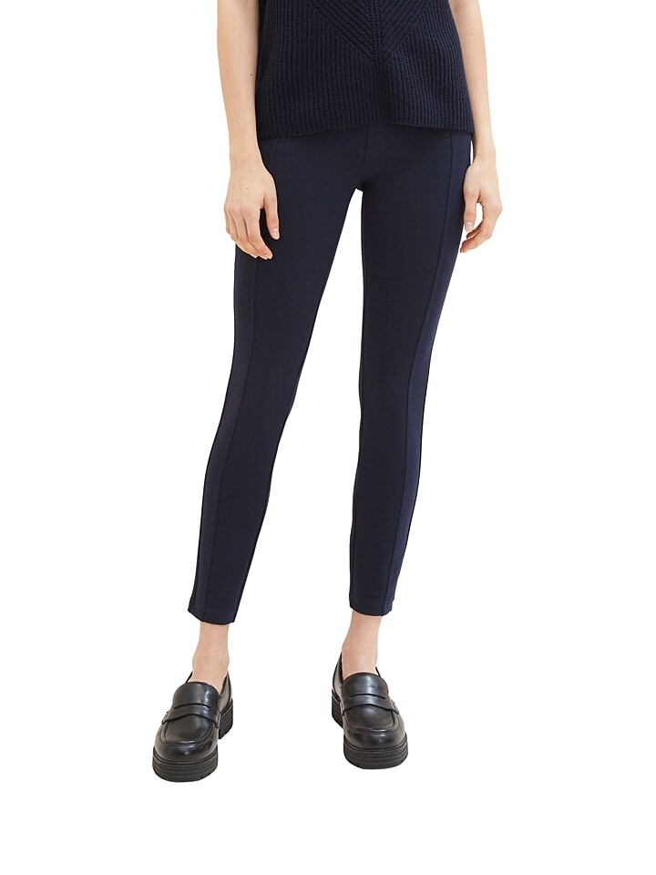 Тканевые брюки Tom Tailor, темно-синий
Тканевые брюки Tom Tailor, темно-синий