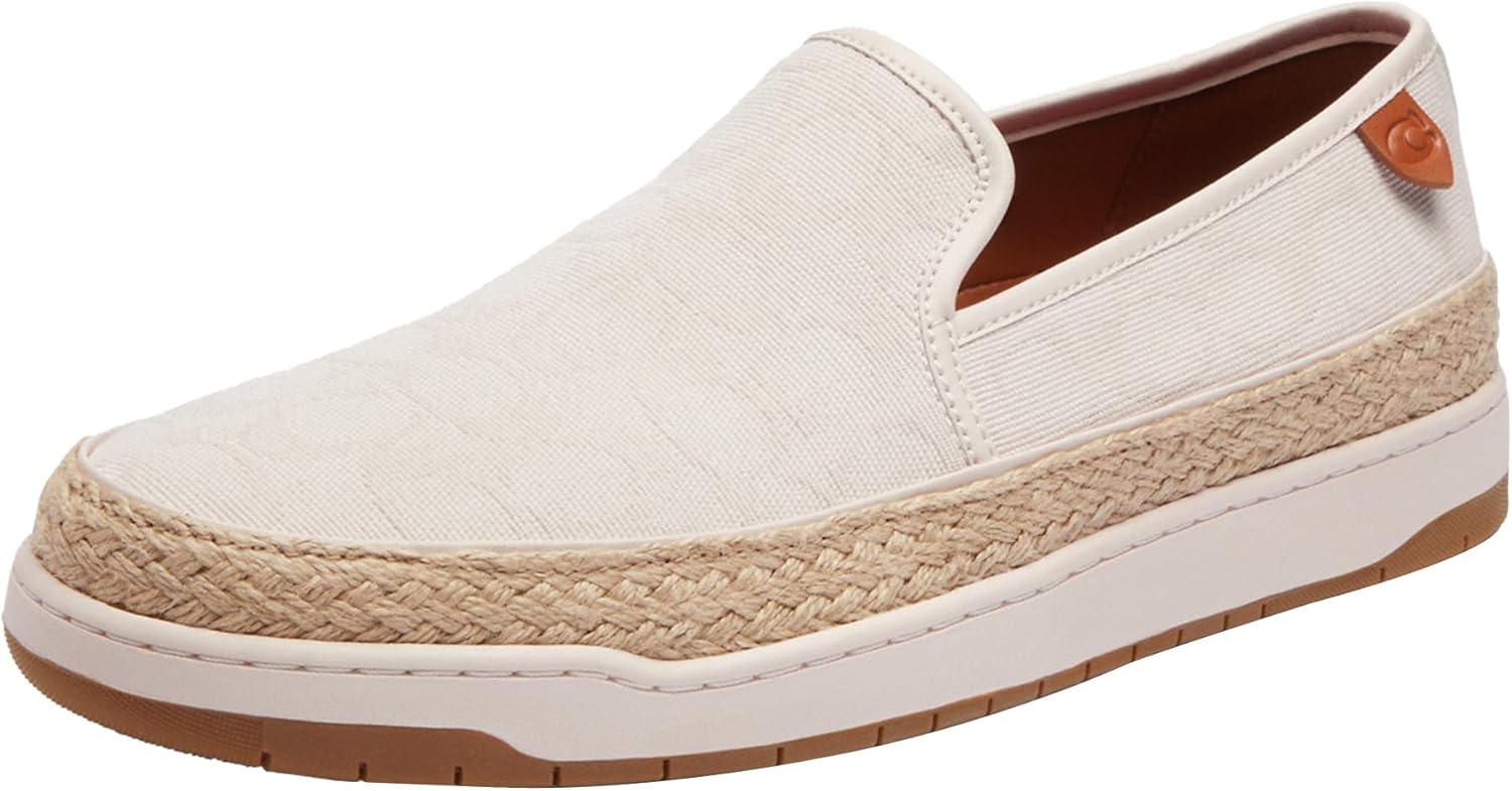 Coach Mens Miles Espadrille, Chalk
Coach Mens Miles Espadrille, Chalk