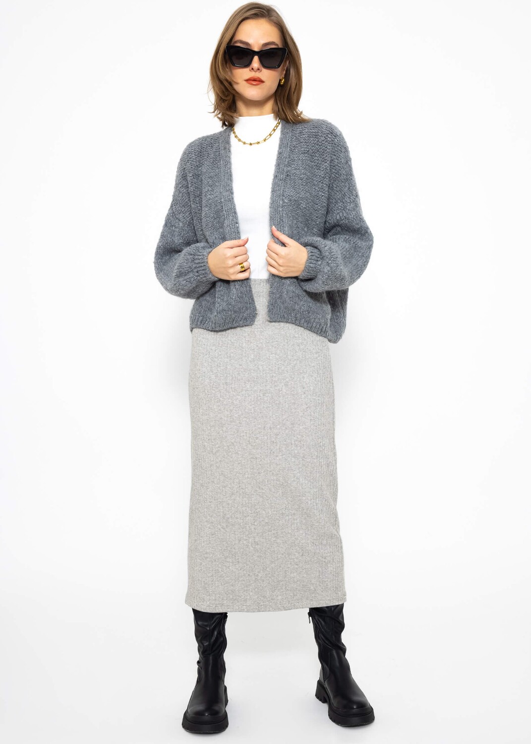 Длинная юбка SASSYCLASSY Maxi (Röcke), серый
Длинная юбка SASSYCLASSY Maxi (Röcke), серый