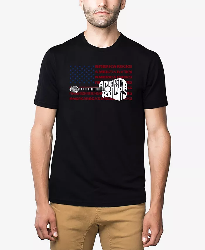 Мужская футболка America Rocks Premium Blend с художественным текстом La Pop Art, черный
Мужская футболка America Rocks Premium Blend с художественным текстом La Pop Art, черный