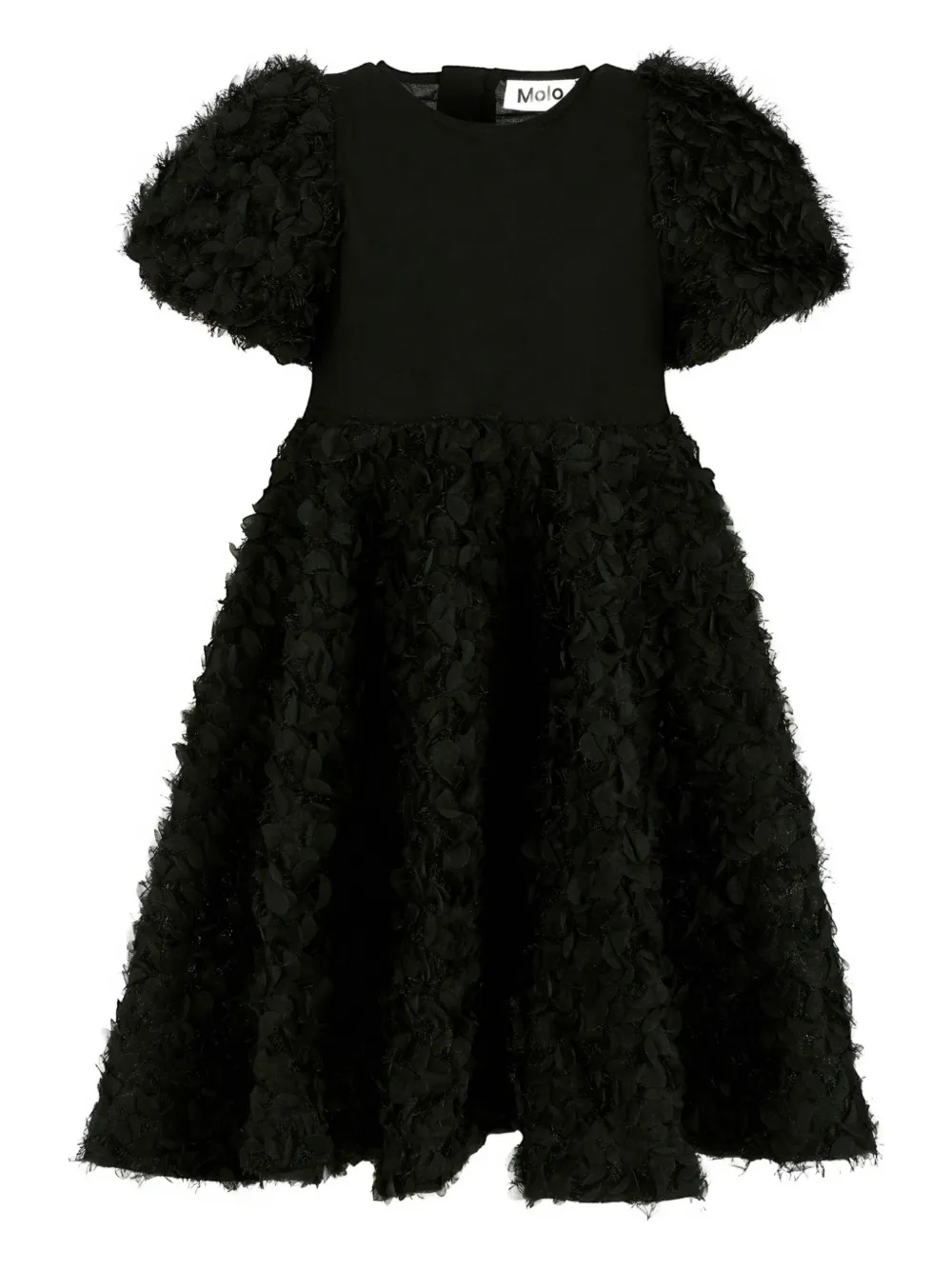 Платье с фактурными рукавами-буфами Molo, черный
Платье с фактурными рукавами-буфами Molo, черный