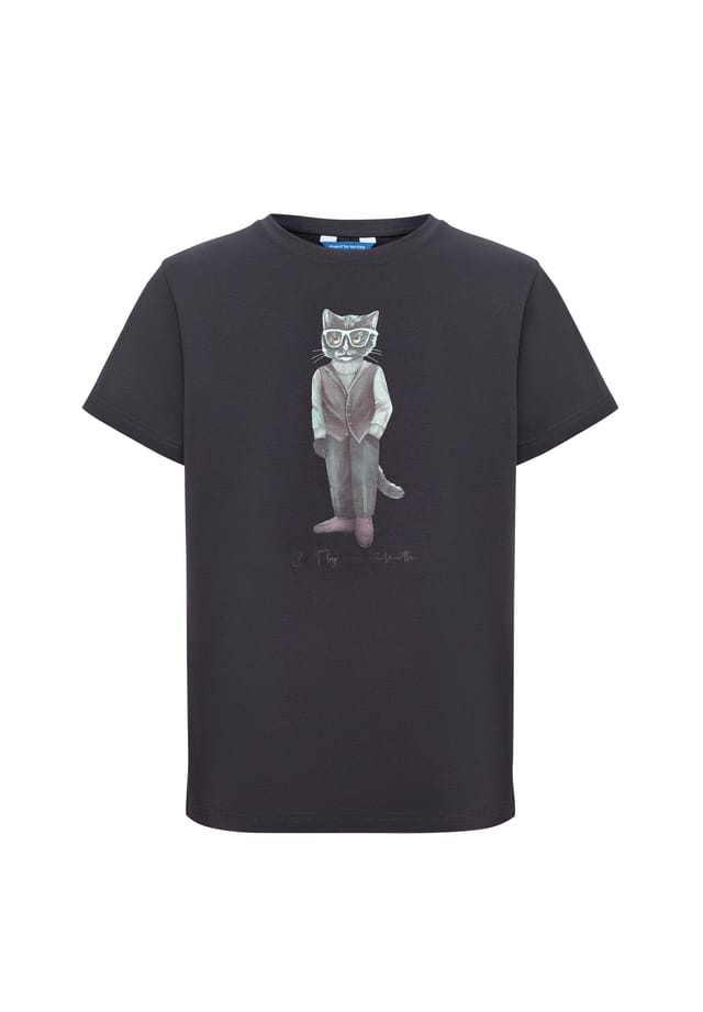 Рубашка минималистичный кот Cat By Manii'Ta Lacitta, серый
Рубашка минималистичный кот Cat By Manii'Ta Lacitta, серый