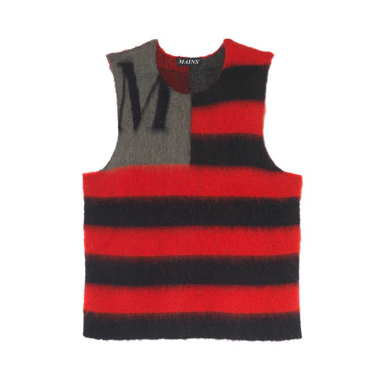 Жилет MAINS Mohair Flag Vest, Black/Red
Жилет MAINS Mohair Flag Vest, Black/Red
