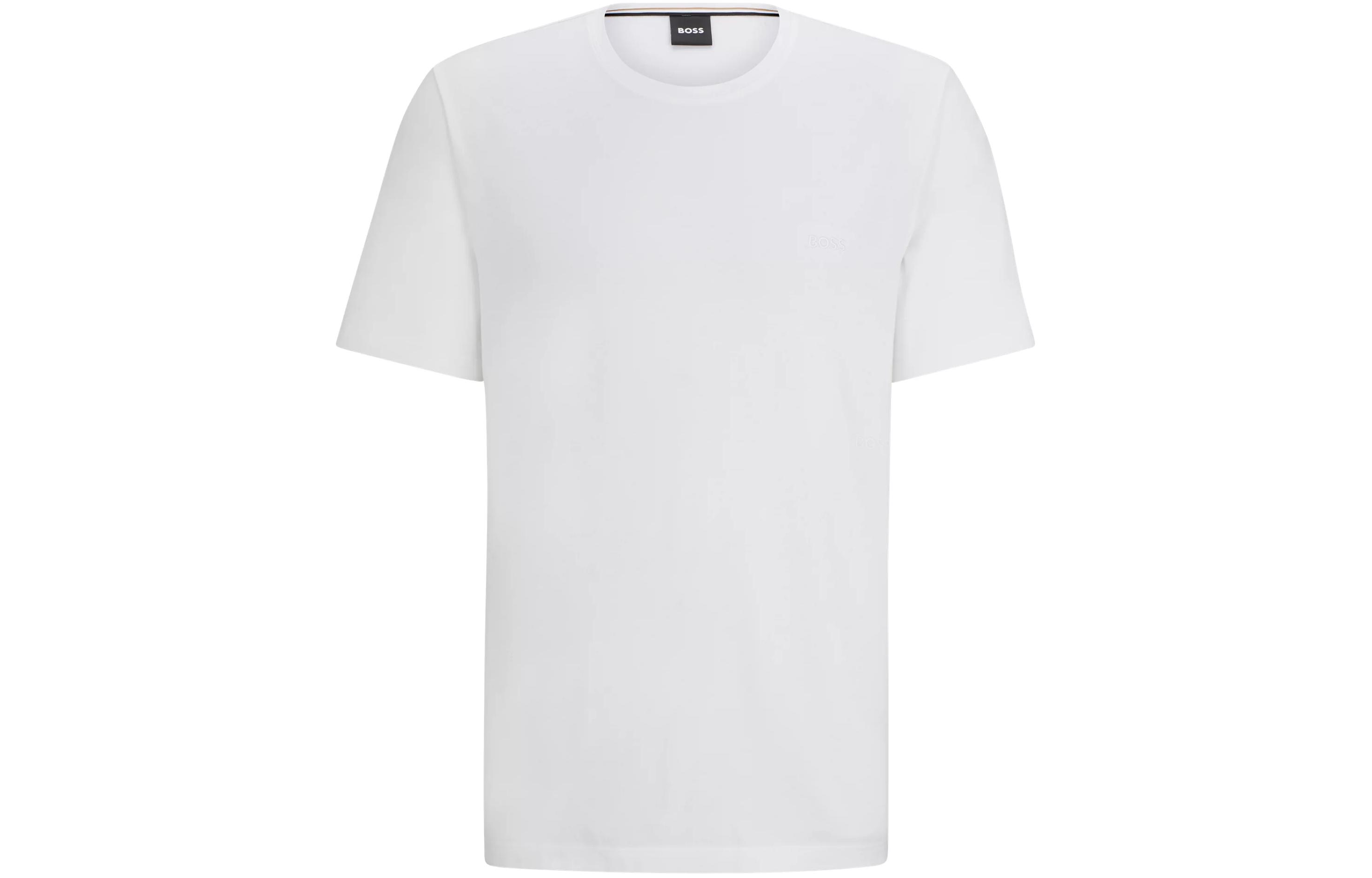 Футболка мужская белая HUGO BOSS из стрейч-хлопка прямого кроя с логотипом
Футболка мужская белая HUGO BOSS из стрейч-хлопка прямого кроя с логотипом