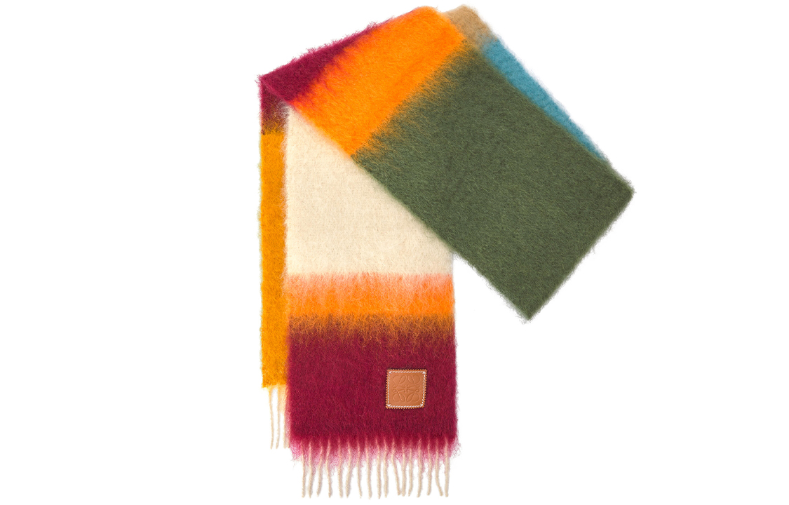 LOEWE Вязаный шарф женский, Blue
LOEWE Вязаный шарф женский, Blue