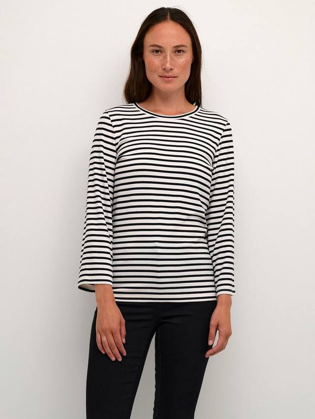 Блузка с укороченным рукавом из джерси liddy KAFFE, цвет Chalk/Black Stripe
Блузка с укороченным рукавом из джерси liddy KAFFE, цвет Chalk/Black Stripe