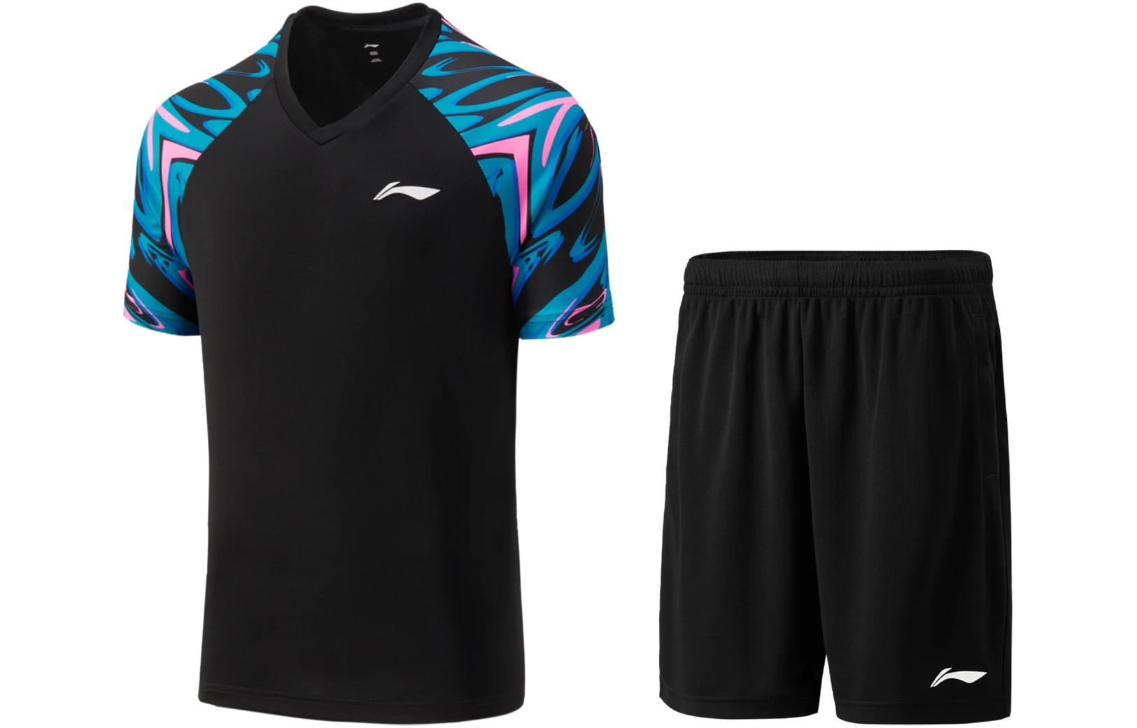 LINING Бадминтонная серия комплект майки для бадминтона unisex black
LINING Бадминтонная серия комплект майки для бадминтона unisex black