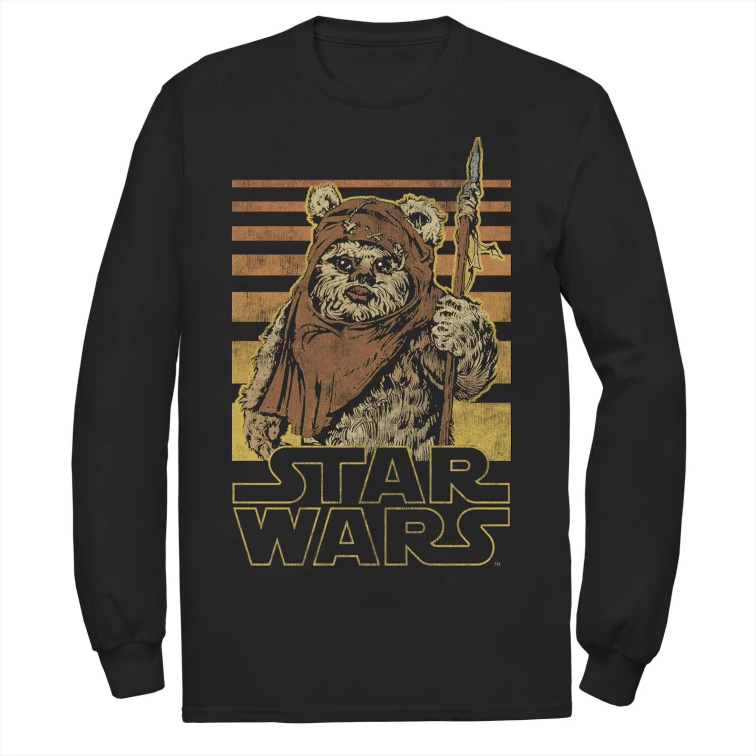 Мужская футболка с длинными рукавами и графическим рисунком «Звездные войны» в стиле ретро «Эвок» в полутонах Star Wars
Мужская футболка с длинными рукавами и графическим рисунком «Звездные войны» в стиле ретро «Эвок» в полутонах Star Wars