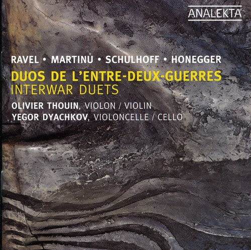 CD диск Dyachkov / Thouin / Ravel / Martinu / Schulhoff: Interwar Duets
CD диск Dyachkov / Thouin / Ravel / Martinu / Schulhoff: Interwar Duets
