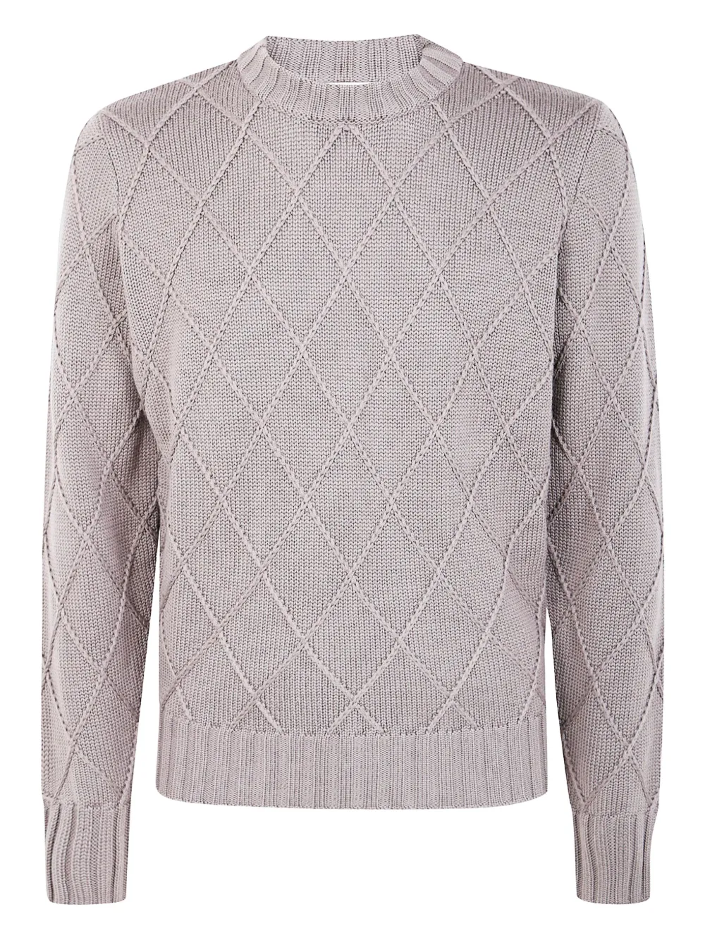 Свитер из мериносовой шерсти с ромбовидным узором Filippo De Laurentiis, нейтральный
Свитер из мериносовой шерсти с ромбовидным узором Filippo De Laurentiis, нейтральный