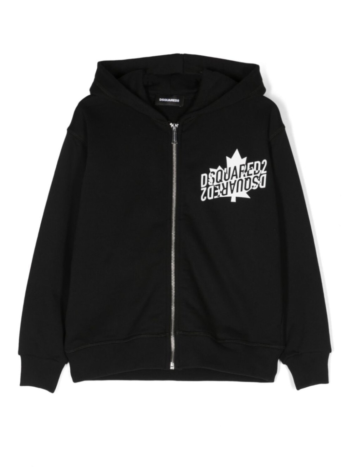 Dsquared2 худи на молнии с логотипом, черный
Dsquared2 худи на молнии с логотипом, черный