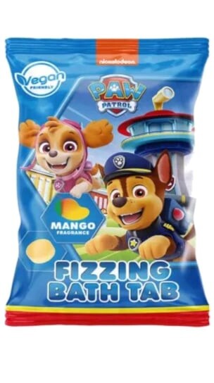 Шипучие таблетки для ванн с манго, 40 г PAW Patrol Fizzing Bath Tab, Air Val
Шипучие таблетки для ванн с манго, 40 г PAW Patrol Fizzing Bath Tab, Air Val