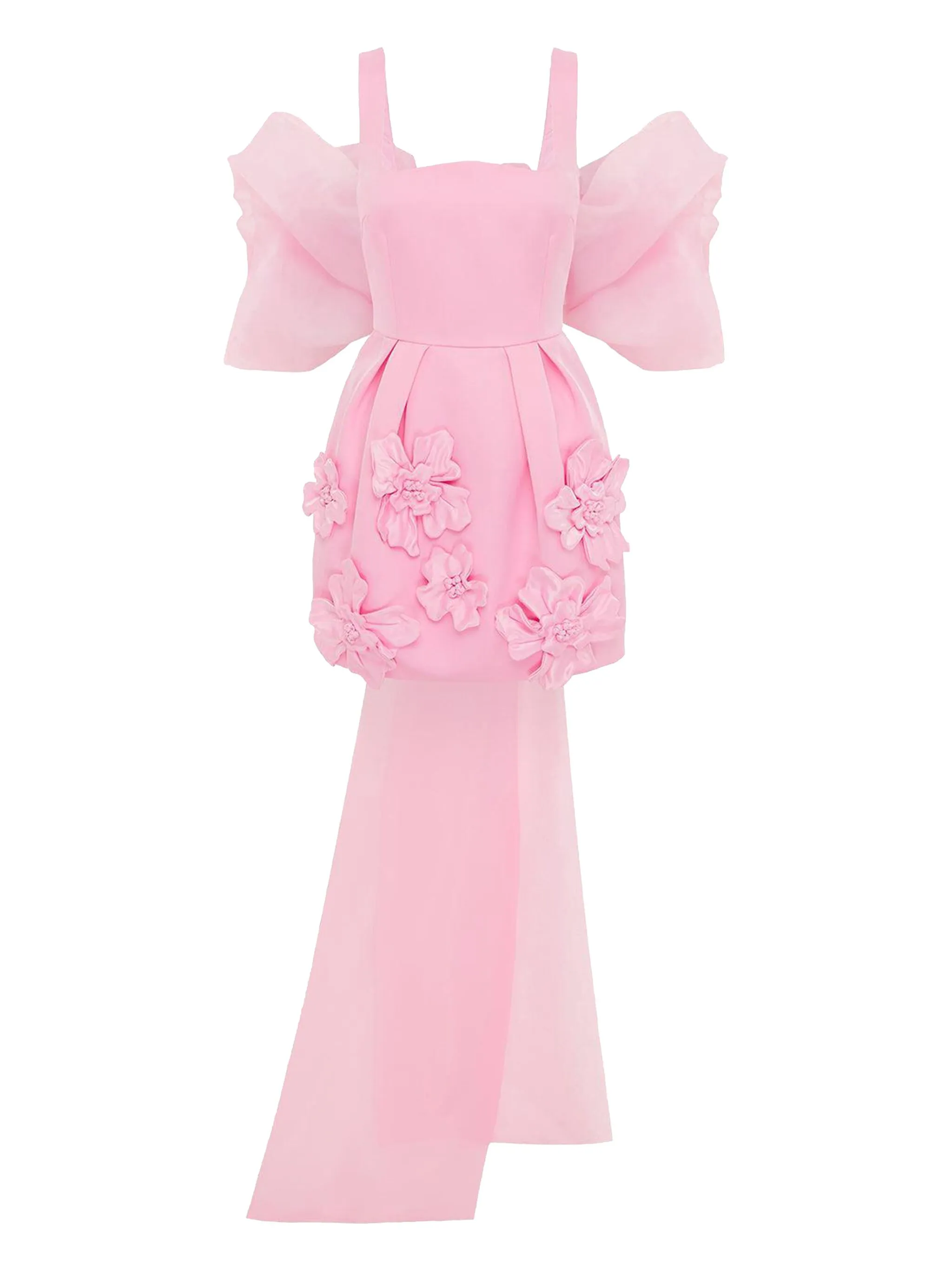 Платье с бантом и цветочной аппликацией Leo Lin, розовый
Платье с бантом и цветочной аппликацией Leo Lin, розовый