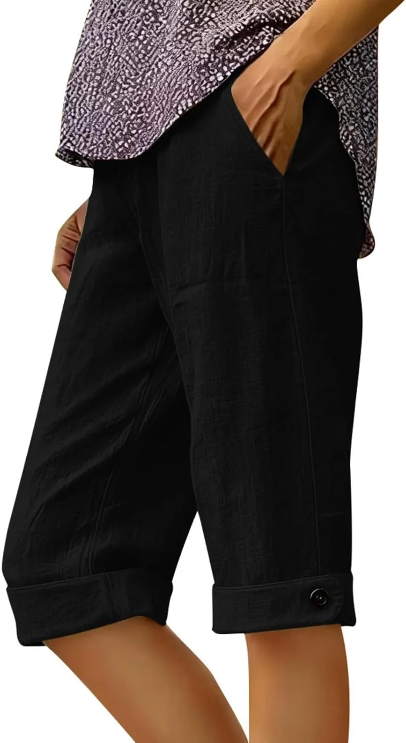 Льняные шорты для женщин High Waist, Bermuda, с карманами FPMLUXLL
Льняные шорты для женщин High Waist, Bermuda, с карманами FPMLUXLL