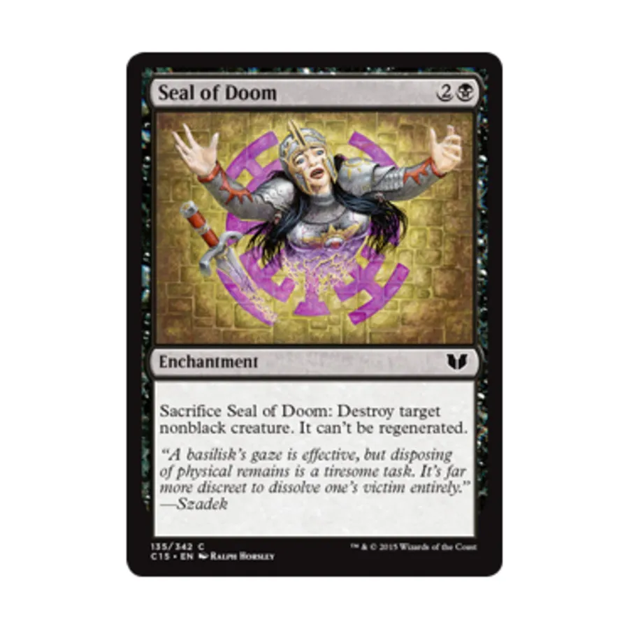 CCG Печать Рока (С), MTG - Commander 2015
CCG Печать Рока (С), MTG - Commander 2015