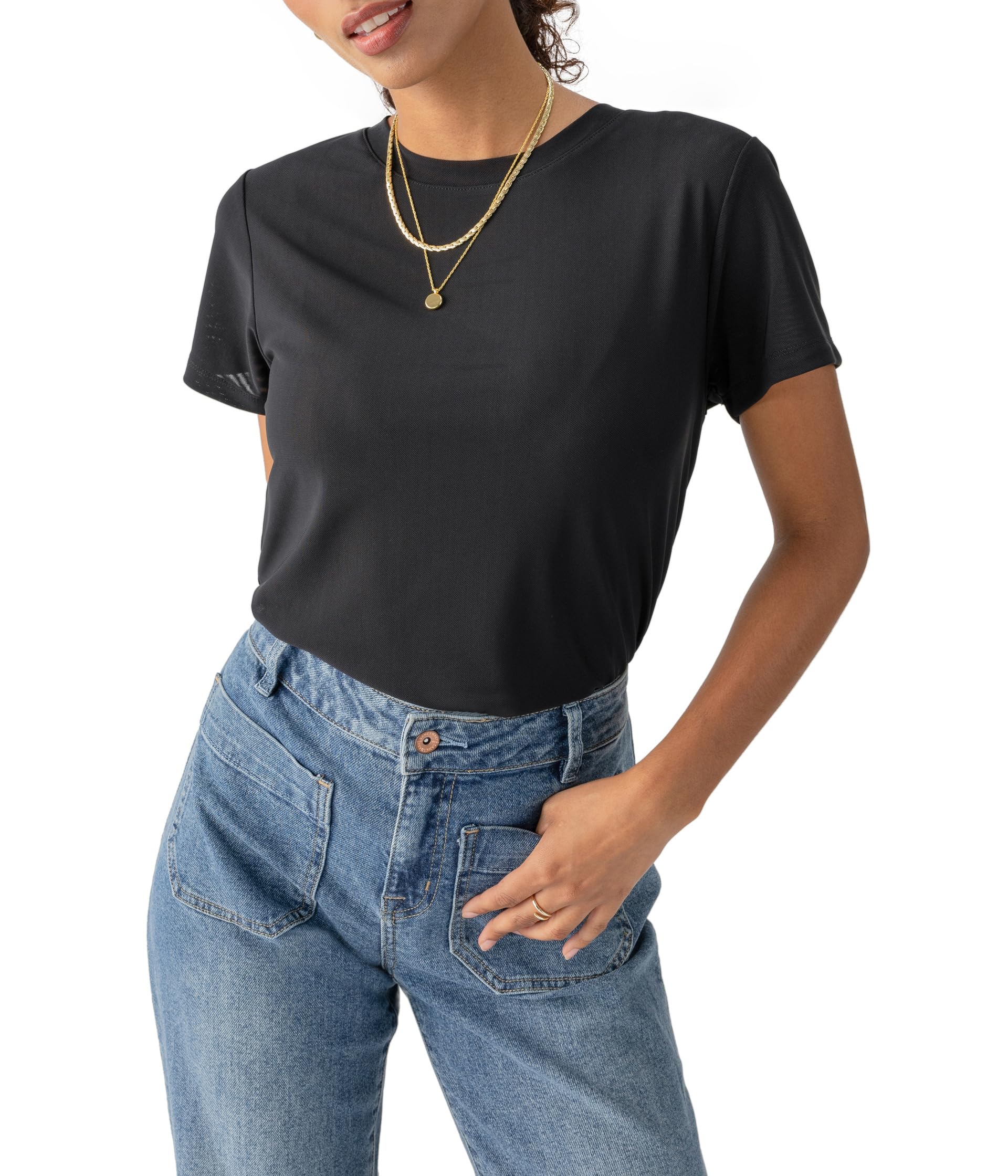 Футболка Sanctuary Perfect Mesh Tee, черный
Футболка Sanctuary Perfect Mesh Tee, черный