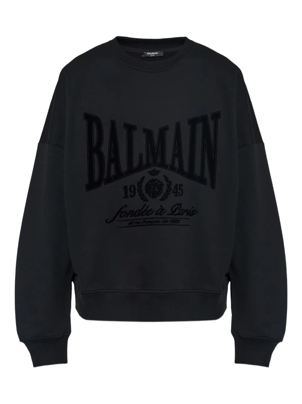 Свитшот с логотипом Balmain, черный
Свитшот с логотипом Balmain, черный