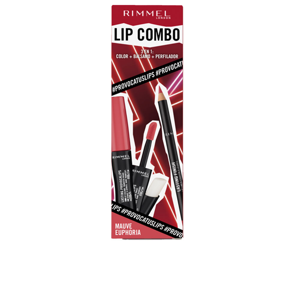 Губная помада Lip combo provocalips lote Rimmel london, 2 шт, Mauve euphoria
Губная помада Lip combo provocalips lote Rimmel london, 2 шт, Mauve euphoria