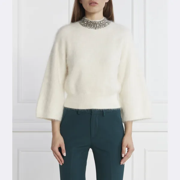 Шерстяной свитер обычного кроя Liu Jo, белый
Шерстяной свитер обычного кроя Liu Jo, белый