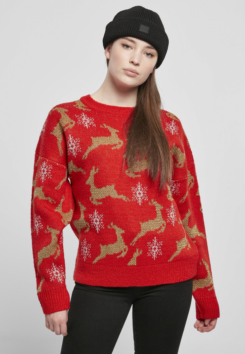 Свитшот Urban Classics OVERSIZED CHRISTMAS, цвет red/gold
Свитшот Urban Classics OVERSIZED CHRISTMAS, цвет red/gold