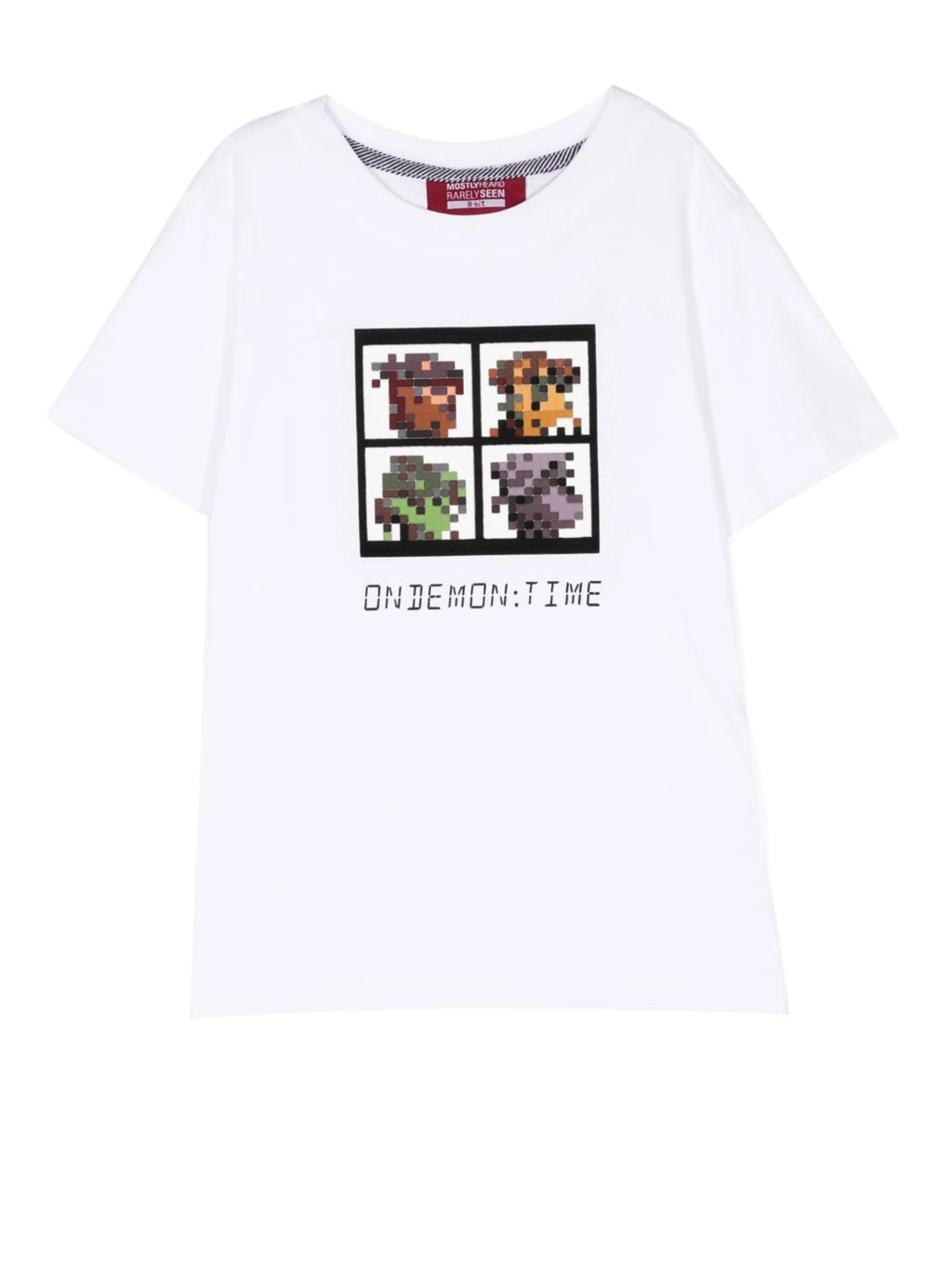 Футболка Mini On Demon Time Mostly Heard Rarely Seen 8-Bit, белый
Футболка Mini On Demon Time Mostly Heard Rarely Seen 8-Bit, белый