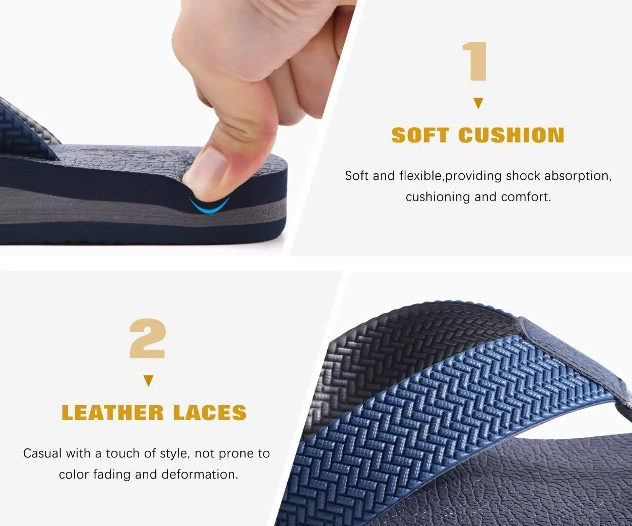 Мужские шлепанцы KuaiLu с поддержкой свода стопы, летние пляжные и бассейновые водонепроницаемые резиновые сандалии, синий
Мужские шлепанцы KuaiLu с поддержкой свода стопы, летние пляжные и бассейновые водонепроницаемые резиновые сандалии, синий