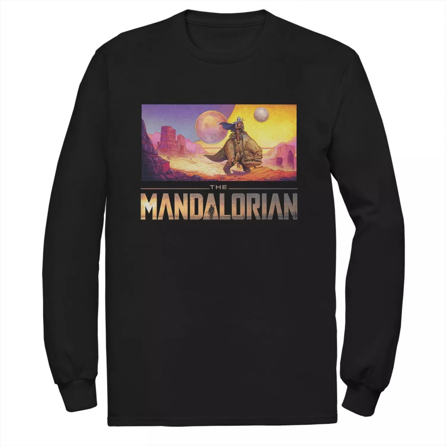 Мужская футболка с длинными рукавами и рисунком «Звездные войны: Мандалорское путешествие мечты» Licensed Character
Мужская футболка с длинными рукавами и рисунком «Звездные войны: Мандалорское путешествие мечты» Licensed Character