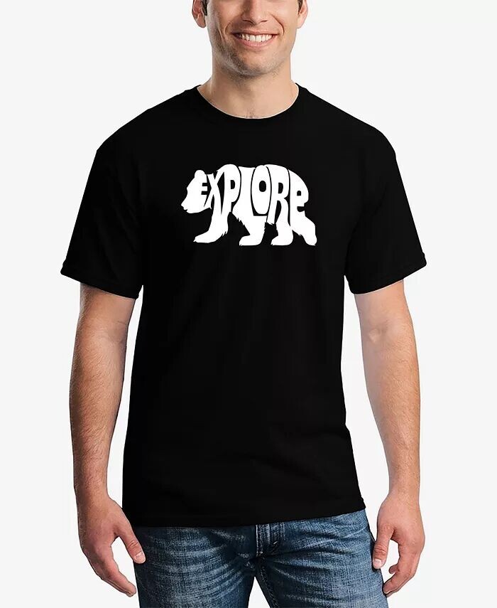 Explore — мужская футболка с рисунком Word Art LA Pop Art, черный
Explore — мужская футболка с рисунком Word Art LA Pop Art, черный