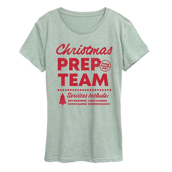 Женская футболка с новогодним принтом Christmas Prep Team Licensed Character, Heather Sea Foam
Женская футболка с новогодним принтом Christmas Prep Team Licensed Character, Heather Sea Foam