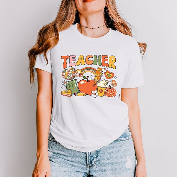 Футболка с коротким рукавом Teacher fall collage Simply Sage Market, White, Белый, Футболка с коротким рукавом Teacher fall collage Simply Sage Market, White
Футболка с коротким рукавом Teacher fall collage Simply Sage Market, White, Белый, Футболка с коротким рукавом Teacher fall collage Simply Sage Market, White