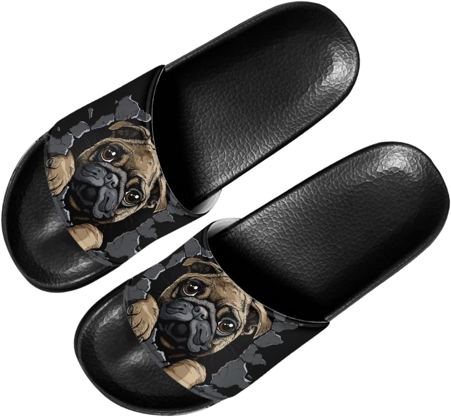 Женские сандалии Forchrinse Sunflower Bee, повседневные слайд-сандалии, легкие тапочки для душа, дома и на пляже, Cute Pug
Женские сандалии Forchrinse Sunflower Bee, повседневные слайд-сандалии, легкие тапочки для душа, дома и на пляже, Cute Pug