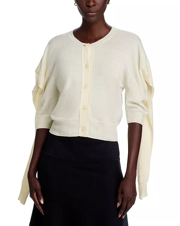 Шерстяной кардиган с четырьмя рукавами Issey Miyake, белый
Шерстяной кардиган с четырьмя рукавами Issey Miyake, белый