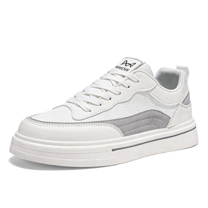 MIIOW Антискользящие износостойкие низкие скейтерские кроссовки мужские Box - белые, цвет White
MIIOW Антискользящие износостойкие низкие скейтерские кроссовки мужские Box - белые, цвет White